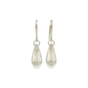 TIFFANY & CO. 2010s Sterling Silver Teardrop Earrings