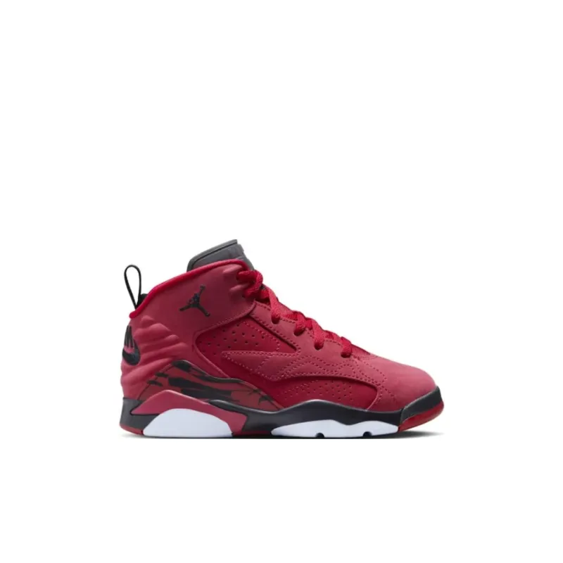 Jordan Jumpman MVP Anti Slip Wear Resistant Mid Top Children's Basketball Shoes Red Kids'-1