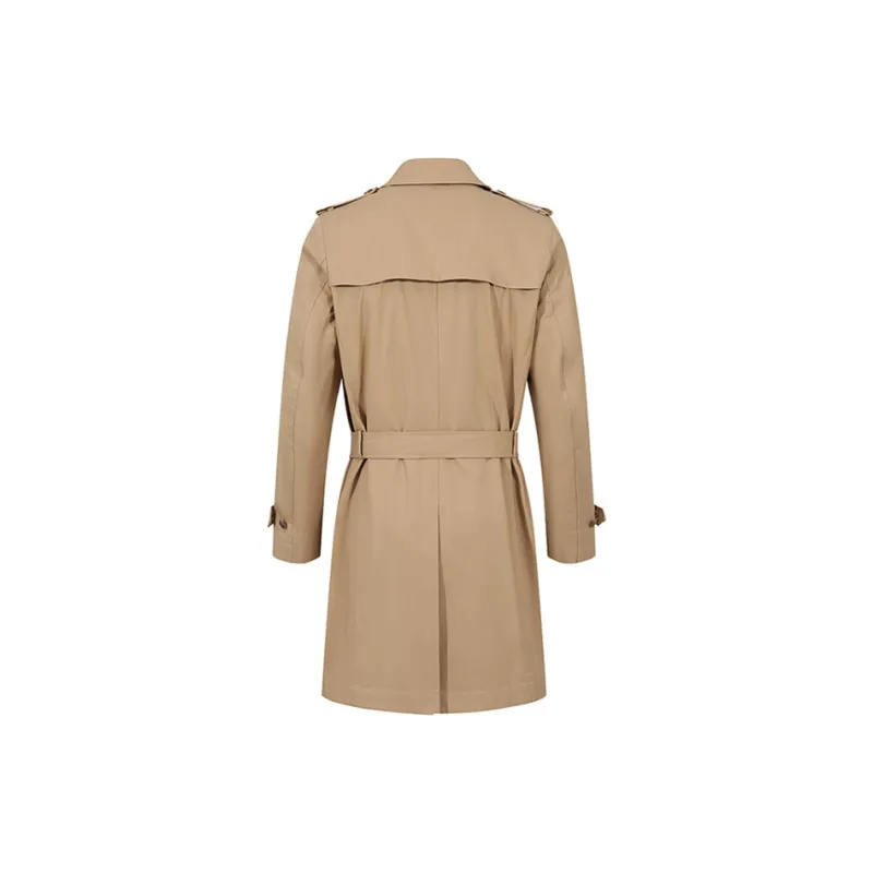 HUGO BOSS Trench Coat Men's Umber-1