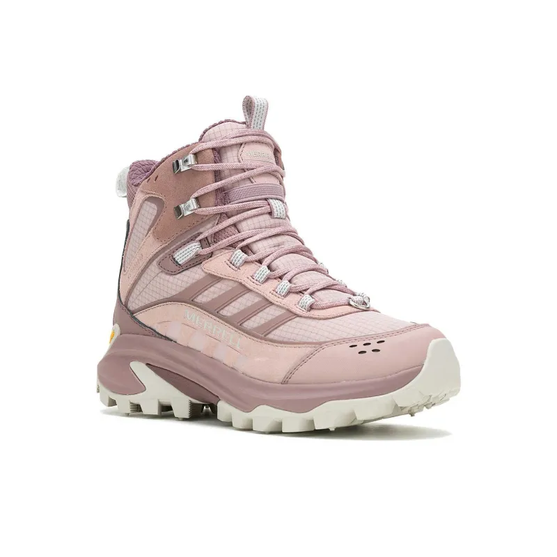 MERRELL MOAB SPEED 2 Water Resistant Wear Resistant Slip Resistant Short Outdoor Boots Women's Pink-2