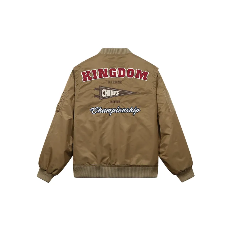NFL Puffer Jackets Unisex Brown-1