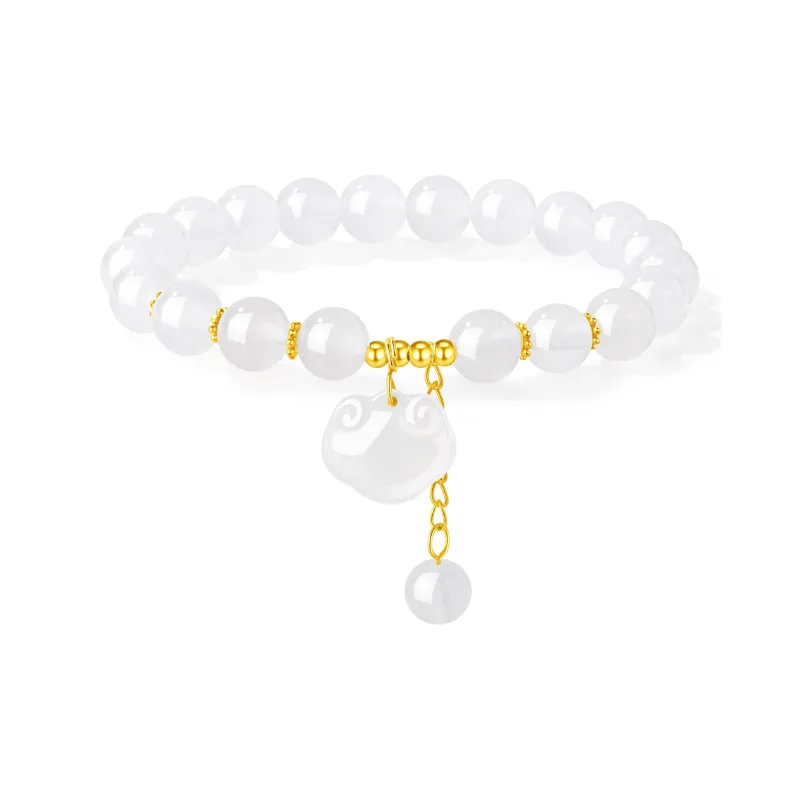 Lao Feng Xiang Chalcedony Bracelets Women's-0