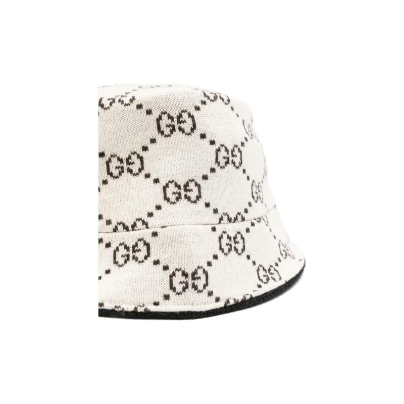 GUCCI Double G Wool Bucket Hat-4