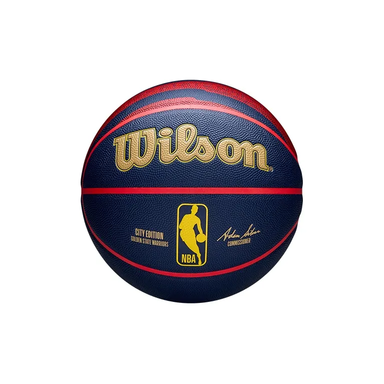 Wilson NBA City Series PU Basketball Red Blue Size 7 Match Unisex-1
