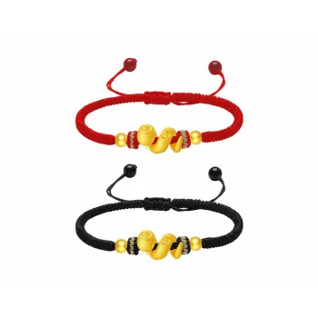Muyan Alloy Heart Coiled Snake Bracelet Unisex
