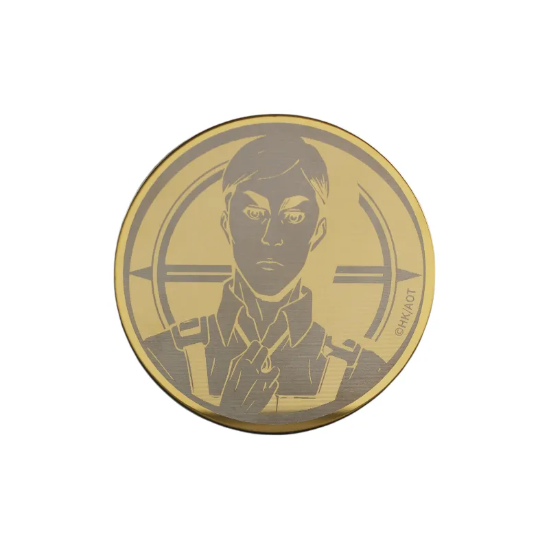 Nullset Levi Ackerman, Mikasa Ackerman, Eren Yeager, Eldwin Smith Attack On Titan Collection II Badge Badges-1