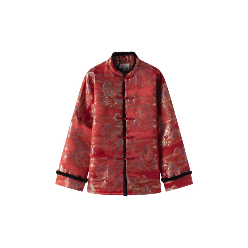 XUANSHENG Puffer Jacket Men's Red-5