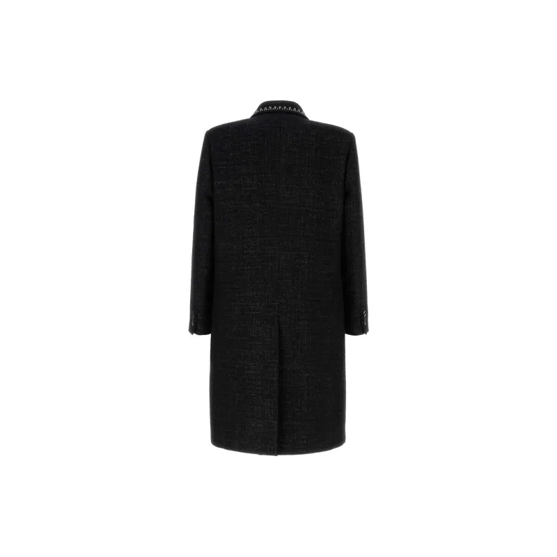 Valentino Double Breasted Long Sleeved Coat-1