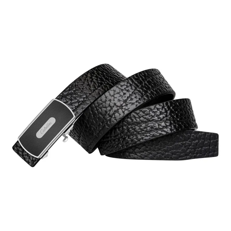 CATELLES Top Grain Cow Leather Leather Belts Men's 3.5cm-2