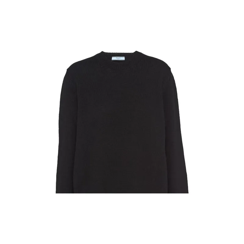 PRADA Triangle logo Wool Jumper-5