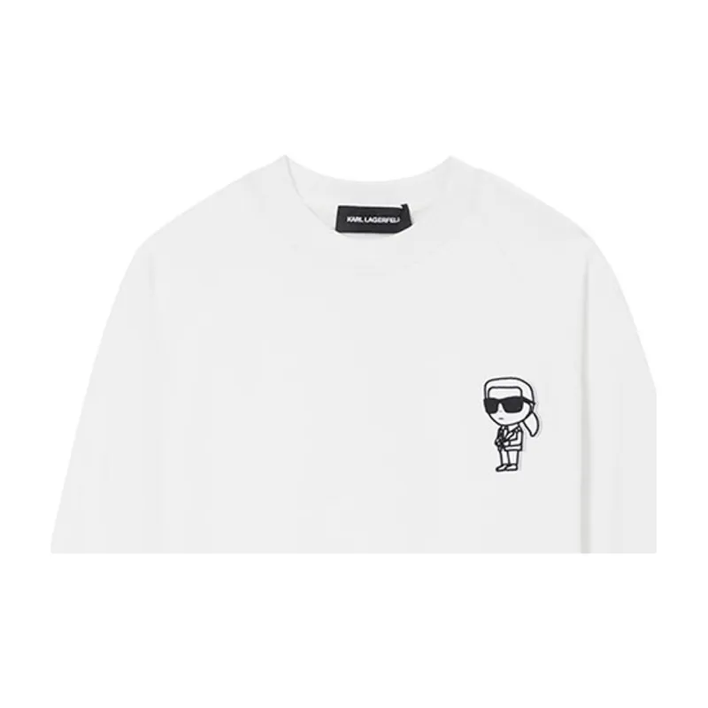 KARL LAGERFELD Sweatshirt Men's Raw White-4