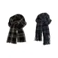 Black White Plaid+Magic Pocket