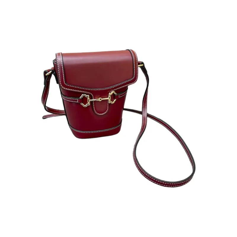 Carksky PU Shoulder Bag Crossbody Bag Women's Dark Brown/Black/Burgundy-4