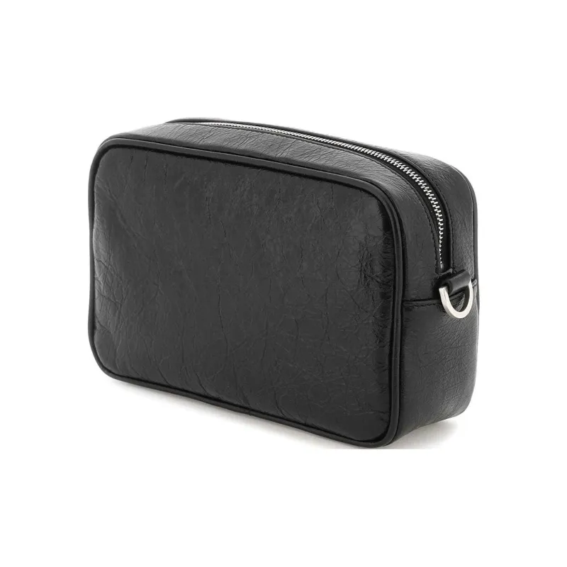 Golden Goose Lambskin Shoulder Bag Crossbody Bag Women's Black-2