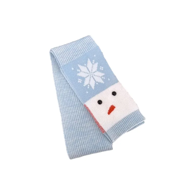FREE RABBITⅡ Fall And Winter Preppy Style Sweet Style Versatile Warm Neck Protection Scarf Unisex-2