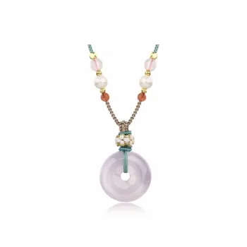 KING TAI SANG Chalcedony Necklaces Unisex