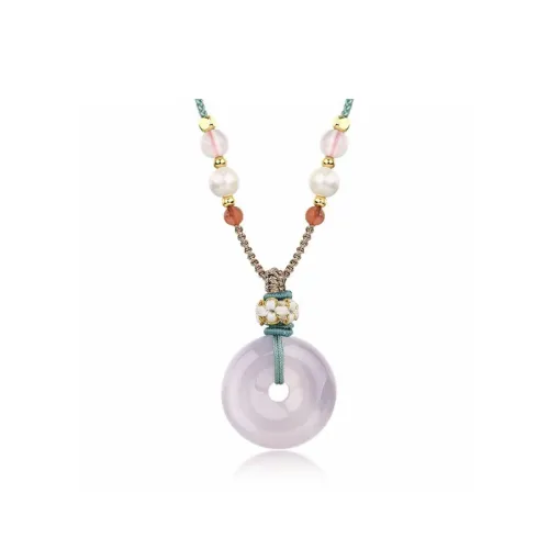 KING TAI SANG Chalcedony Necklaces Unisex