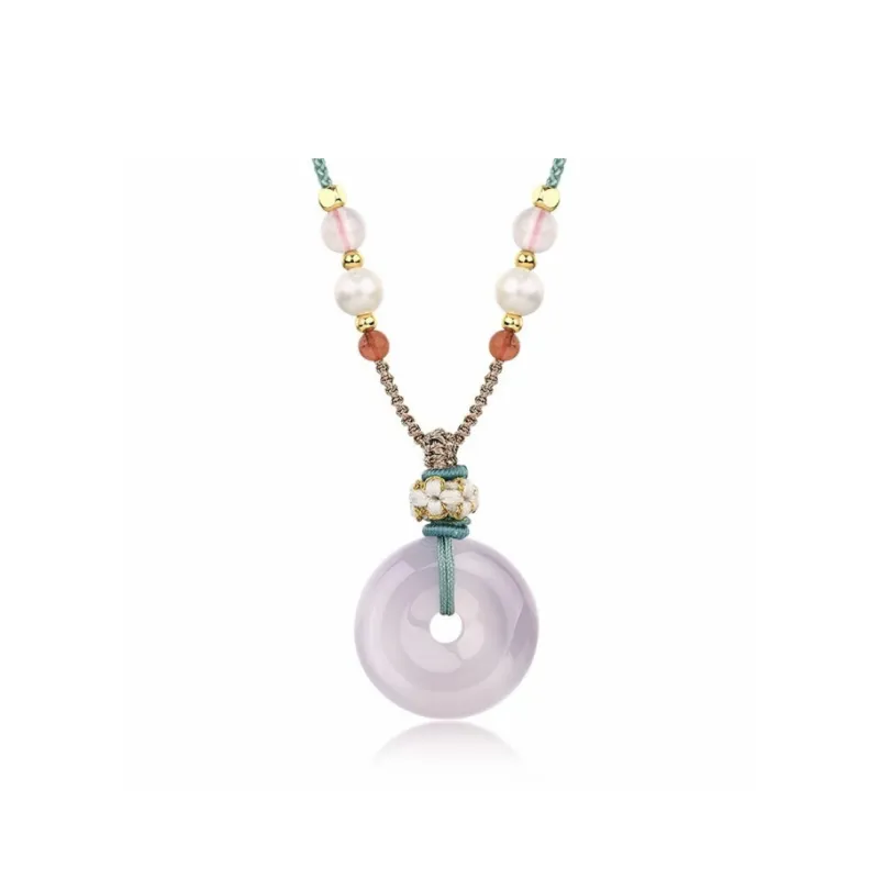 KING TAI SANG Chalcedony Necklaces Unisex-0
