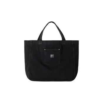 Carhartt WIP Cotton Tote Bag Shopping Bag Handbag Unisex Black