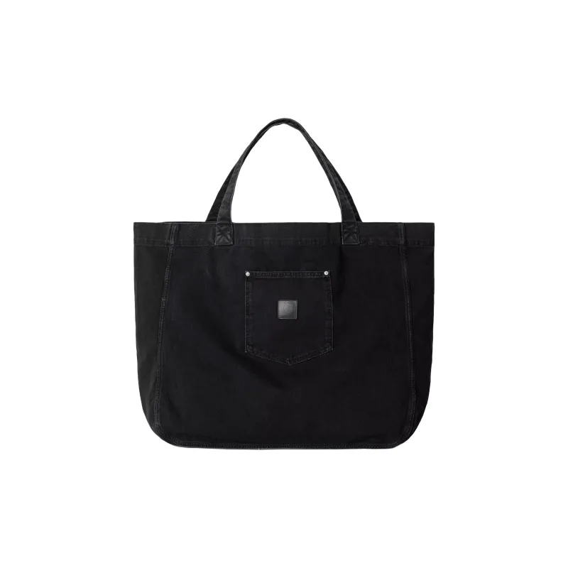 Carhartt WIP Cotton Tote Bag Shopping Bag Handbag Unisex Black-0