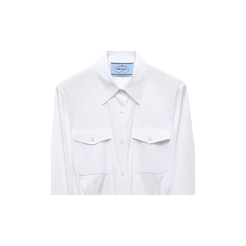 PRADA Poplin Shirt Dress-1