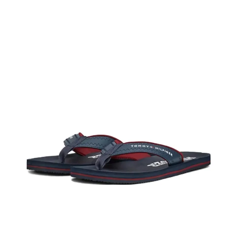Tommy Hilfiger EVA Abrasion Resistant Flip Flops Men's Blue-2