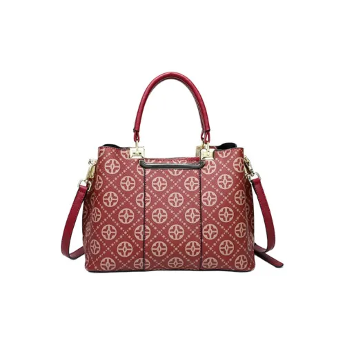 PAYOT Microfiber Synthetic Leather Wedding Bag Portable One Shoulder Crossbody Regular Women's Burgundy