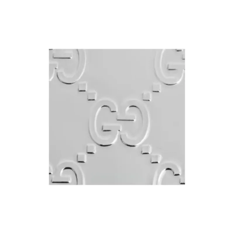 GUCCI Fabric Coin Purse Women's Silver-4