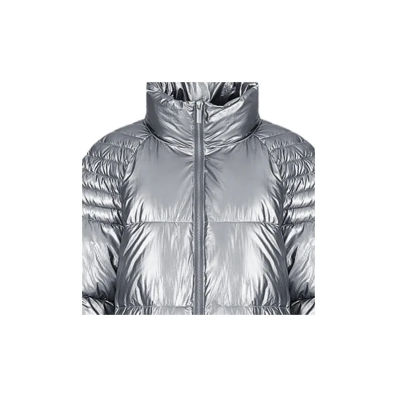 ARMANI EXCHANGE Puffer Jackets Women's Silver Gray-3