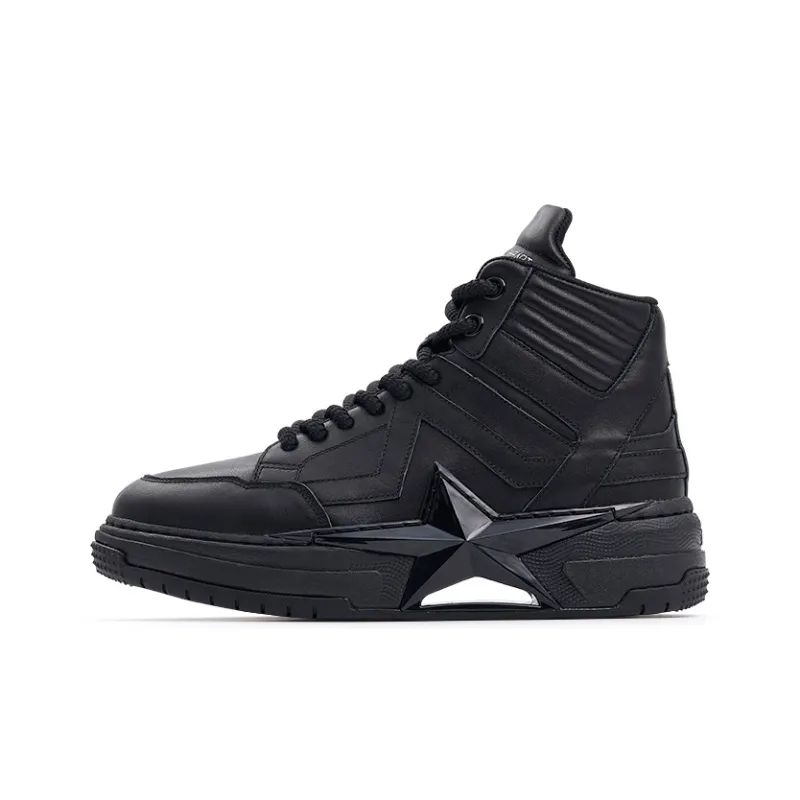 PENTAGONAL HEART Stepping Star Dream Series Warm Anti-Slip And Wear-Resistant High-Top Skateboard Shoes Unisex-5