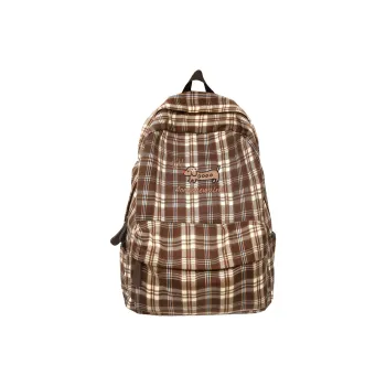 DCLOUD Nylon Backpack Regular Unisex Bowknot Dog/Blue Shirt Dog/Bowknot Style/Small Logo Style