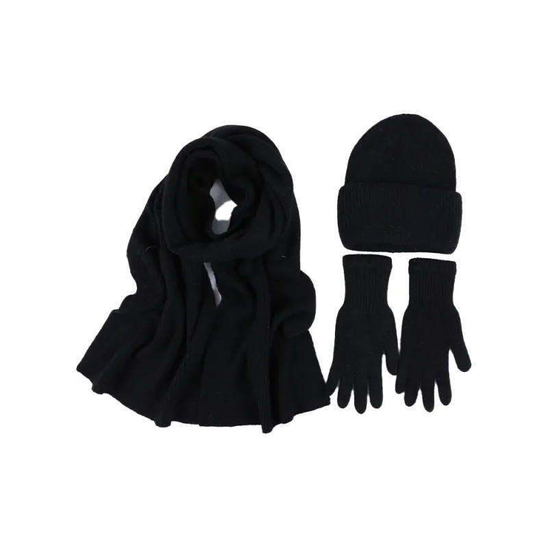 LE TISSERAND Polyester Knit Scarves Unisex-2
