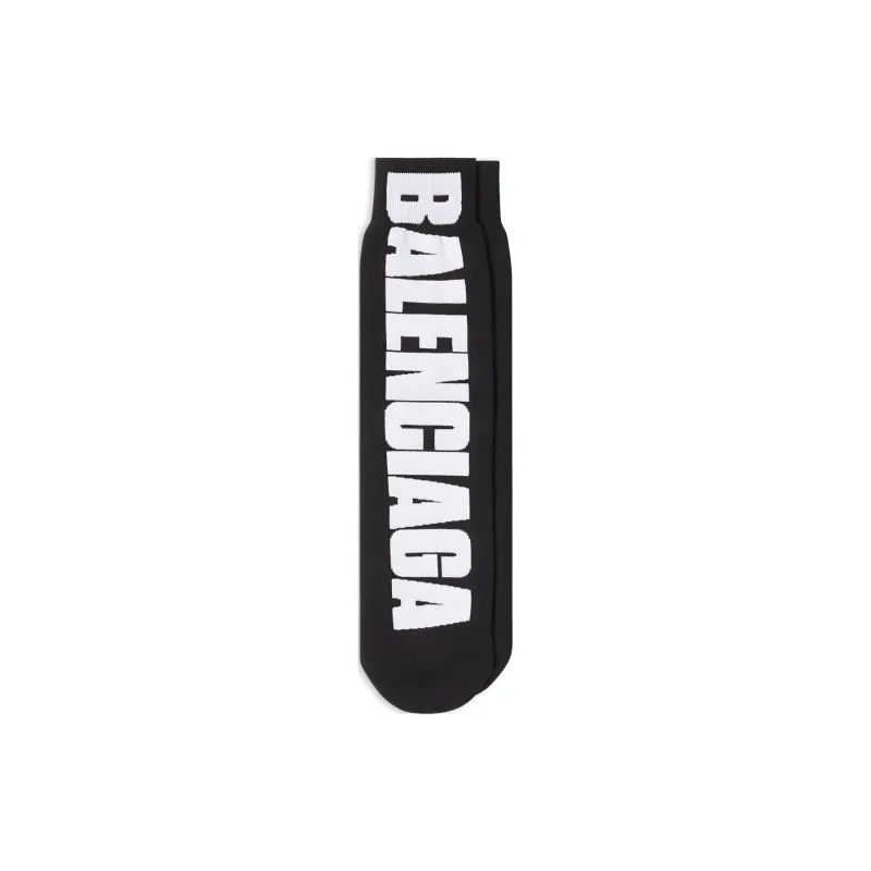Balenciaga SS22 Ankle Socks Regular Fit Women's 1 Pack Black-1