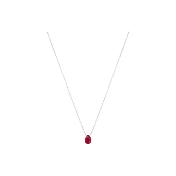 Red All Year Round Chalcedony Collarbone Chain Women's