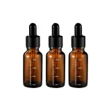 [Tea Brown Light-Resistant]20ml Upgraded with Measurements 3 Pack