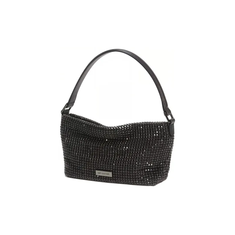 Self portrait Embellished Small Hobo Bag-1