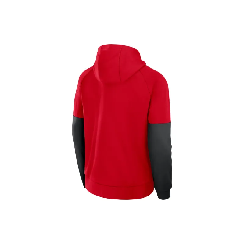 Nike Ohio State Buckeyes Fitness Men's Nike Therma College Pullover Hoodie-1