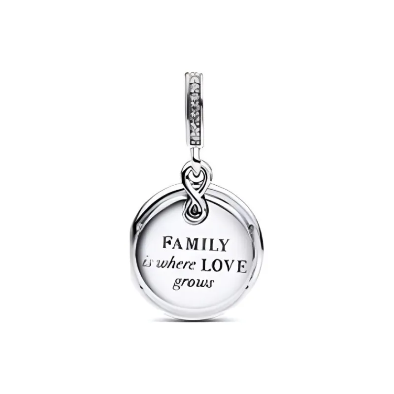 Pandora Synthetic Cubic Zirconia Charms / Pendants Women's Silver/Blue-1