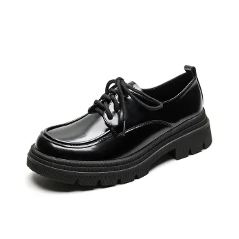 Lanza Casual Single Shoes 4.5CM Women's Black