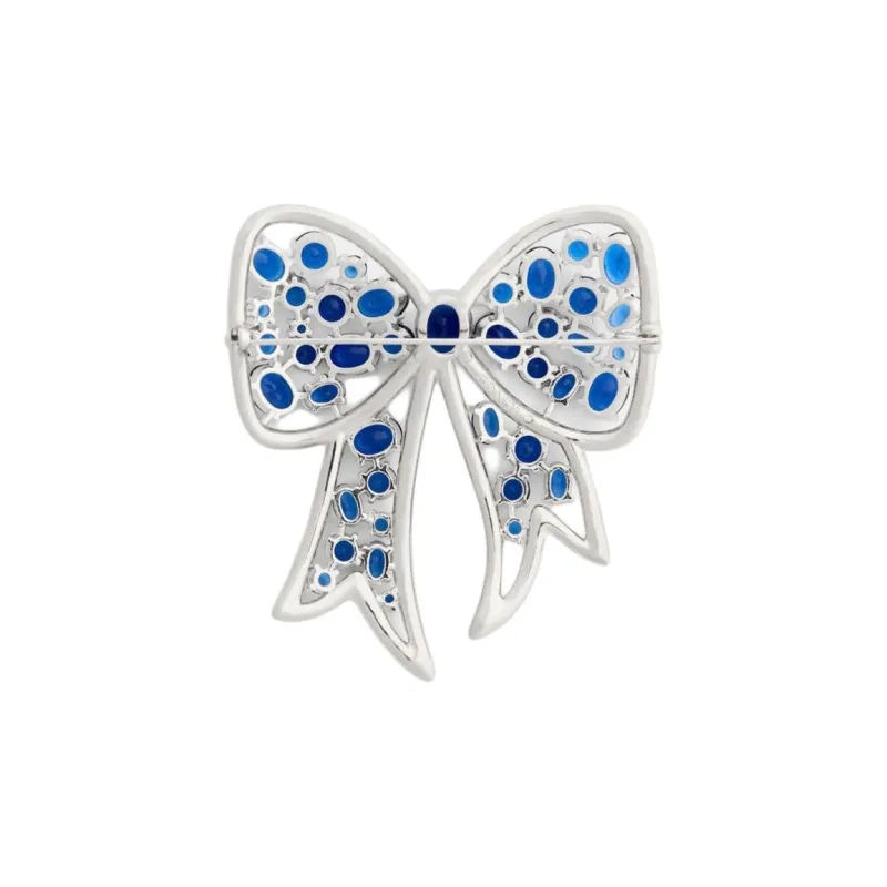 COACH Copper, Faux Crystal Brooches Unisex Silver-2