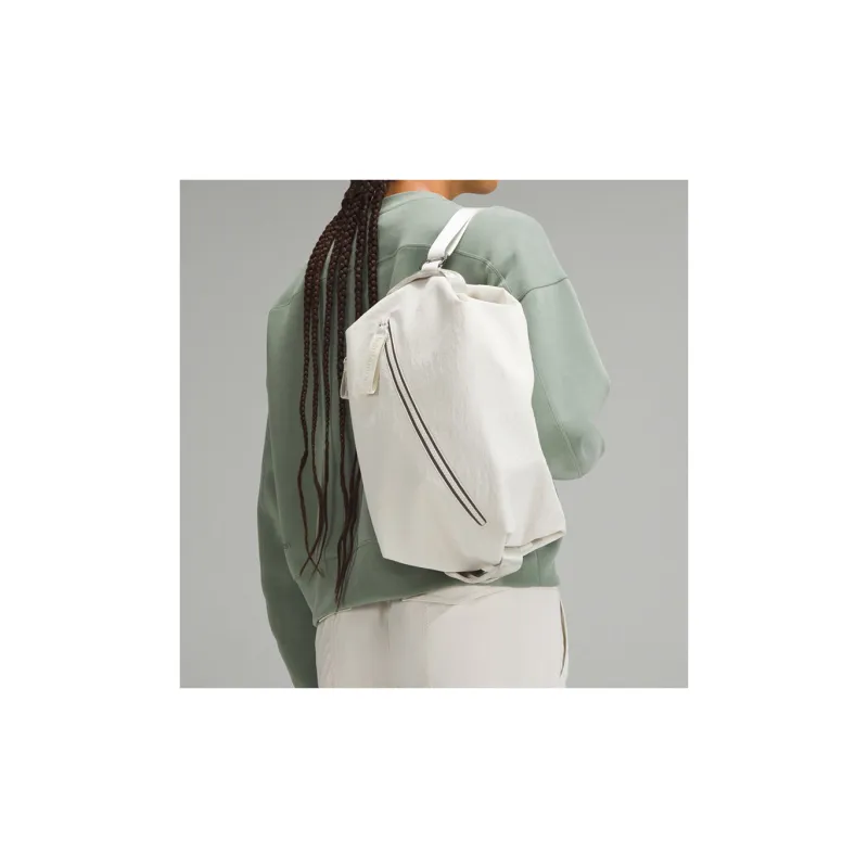 Lululemon Nylon Backpack Regular Unisex Bone White-3