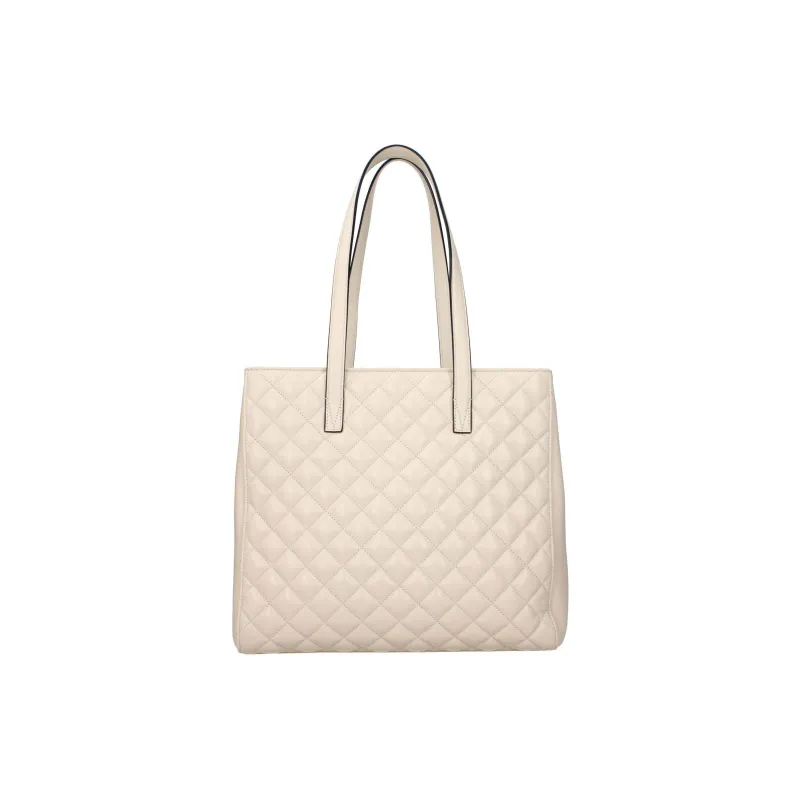 VERSACE Leather Tote Bag Shopping Bag Handbag Shoulder Bag Medium Size Women's Beige-2