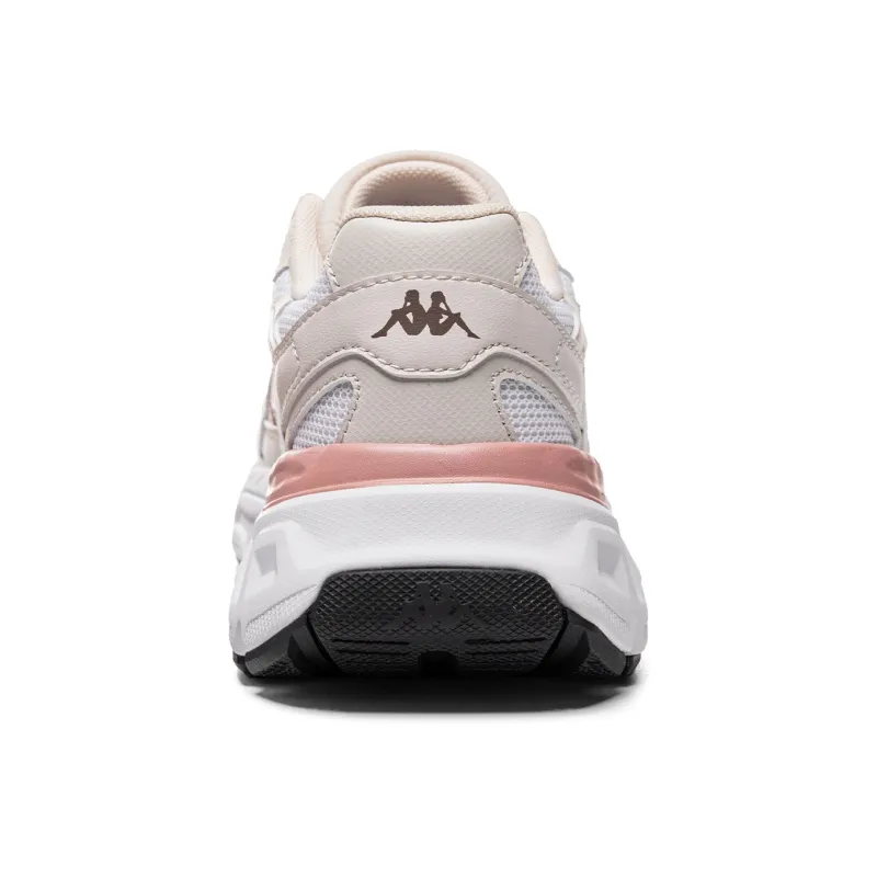Kappa Venice Slip Resistant, Abrasion Resistant, Breathable, Lightweight Low Top Chunky Sneakers Women's Moon Gray-4