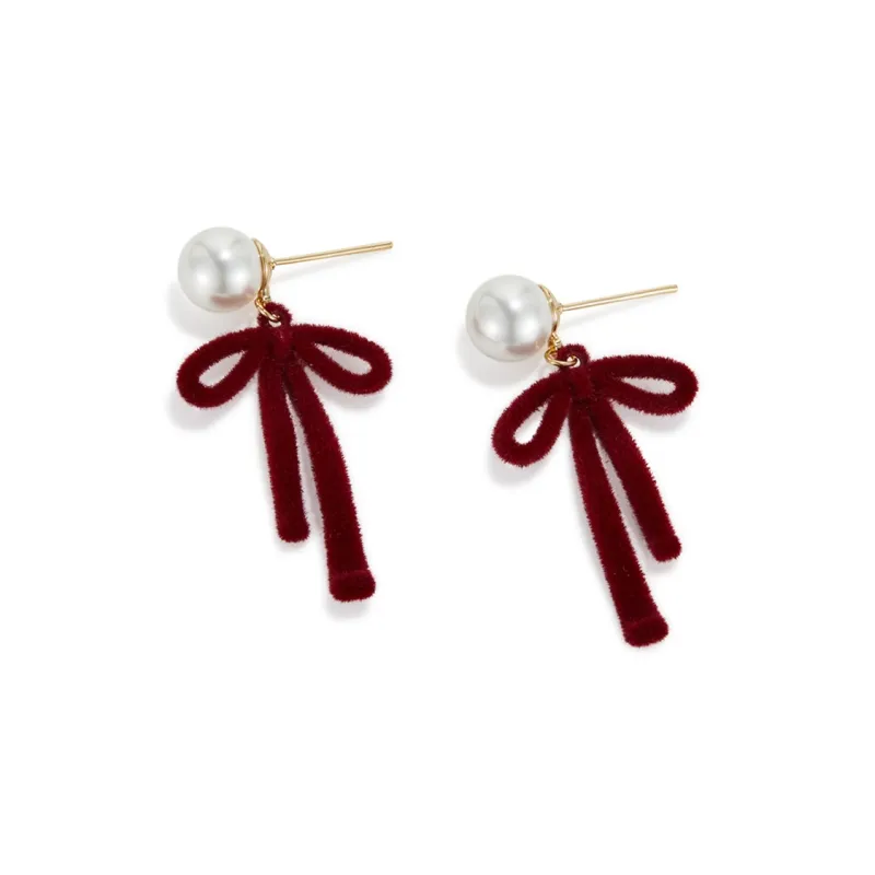 LOOK NICE 925 Sterling Silver Needle Earrings Women's-3