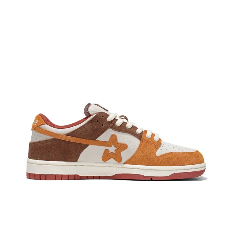 RIPSTAR SKBD Low Maxes Clay Slip Resistant Cushioning Low Top Skateboard Shoes Unisex Terracotta-1
