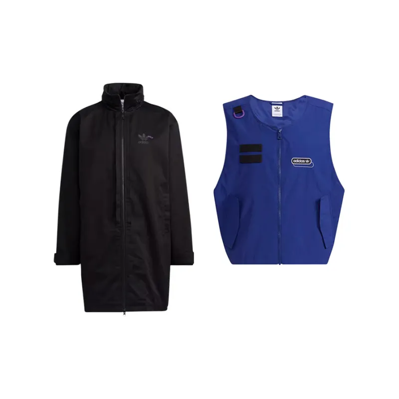 Adidas Originals Jackets Coats Men's 2 Pack Blue/Black-3