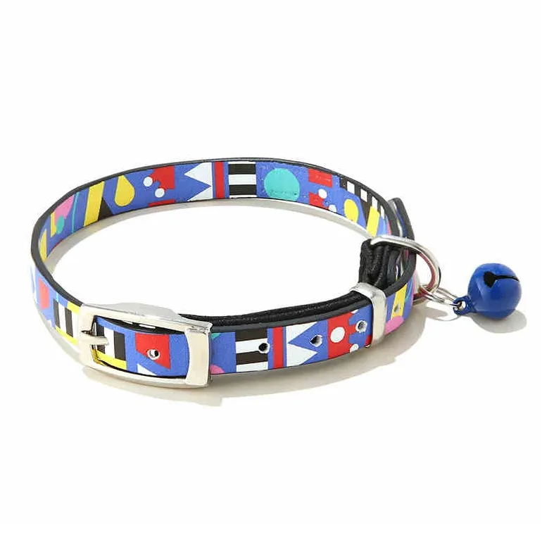 UFBemo Dog & Cat Collars, Memphis Collection PU Print Kitten Collar-2