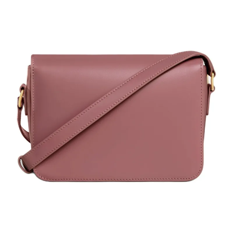 CELINE Triomphe Calfskin Shoulder Bag Crossbody Bag Women's Dried Rose-2