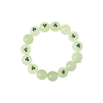 South Asia Natural Serpentine Jade Bracelets Unisex