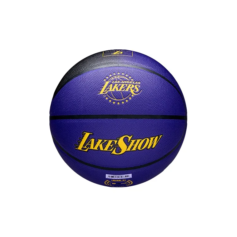 Wilson NBA City Series PU Basketball Blue Black Size 7 Ball Match Unisex-0